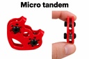 Micro poulie double+