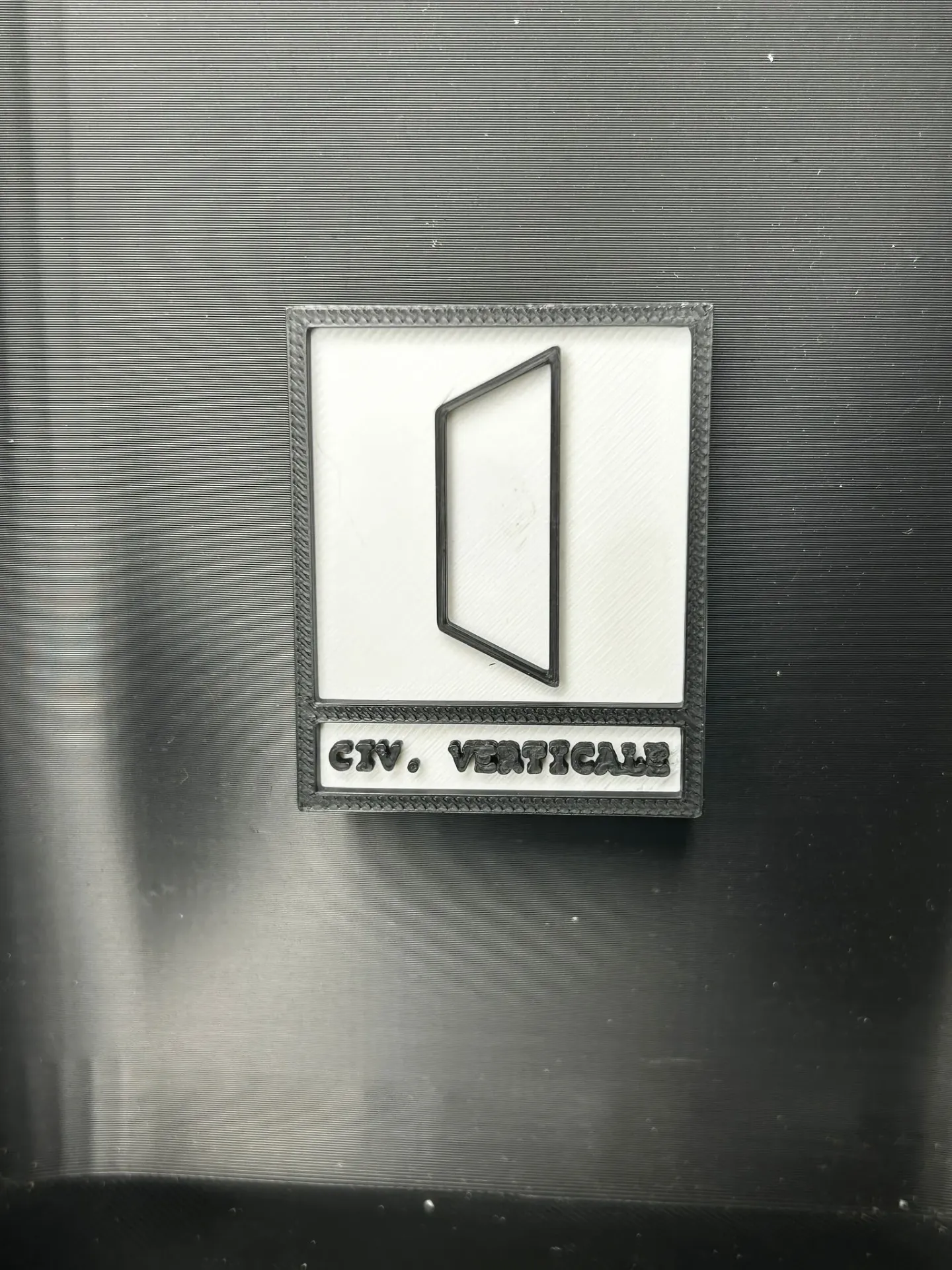 Civière verticale